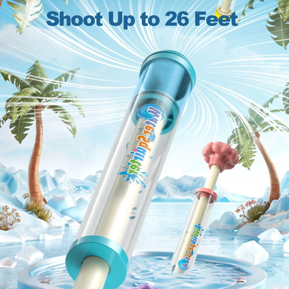 Creativity Fireworks Water Gun,Cute Shell Shaped Sprays Water Like Fireworks,Squirt Gun Umbrella-Shaped Spray for Summer Pool, Backyard, Beach, Birthday Party Outdoor Game