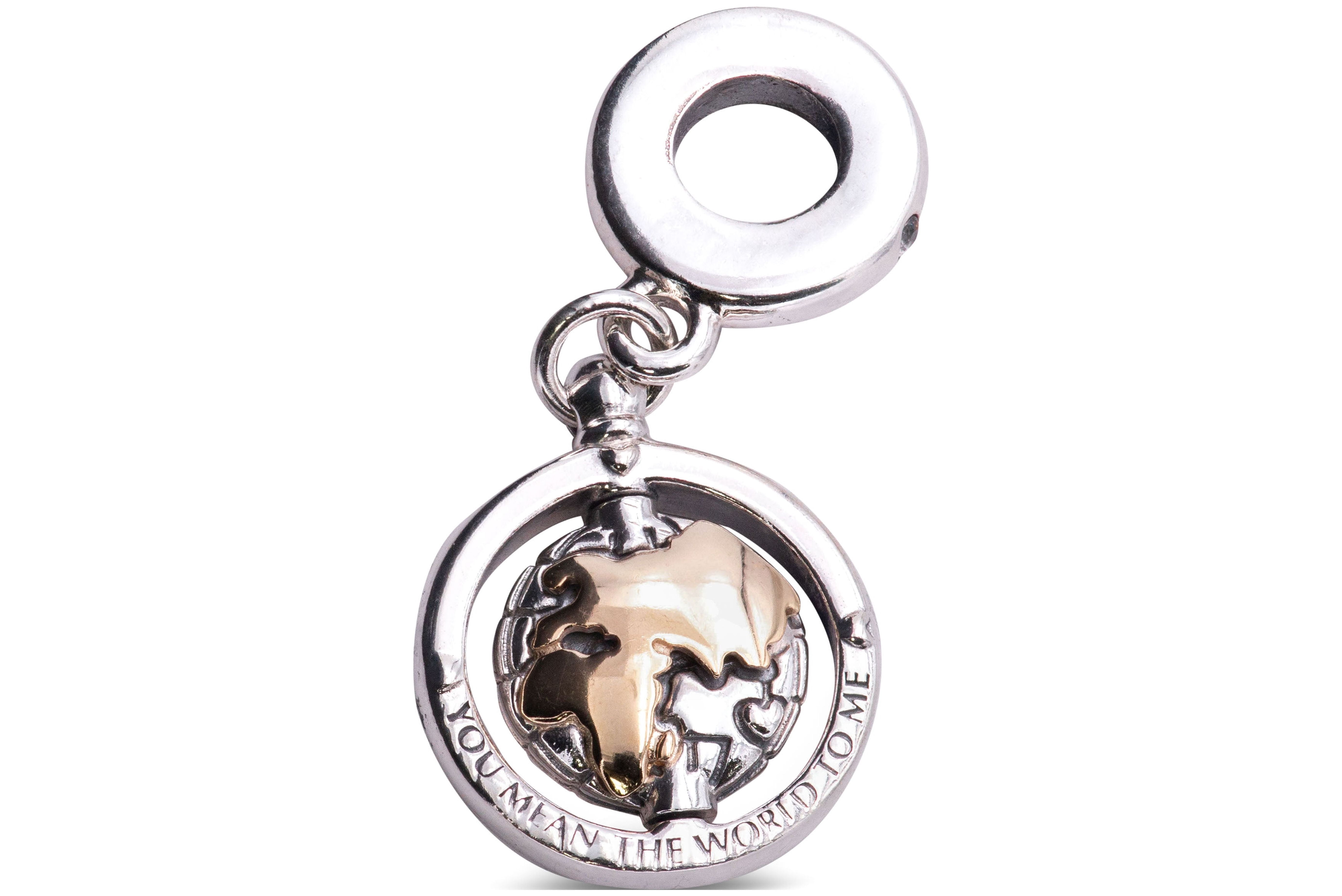 Pandora People Spinning World Dangle Charm - 799303C01