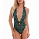 thumbnail image 4 of Lencería sexy Sujetador de encaje Perspectiva Pijama Ahueca hacia fuera Mono de tirantes sexy Pompotops ulkah941297, 4 of 9
