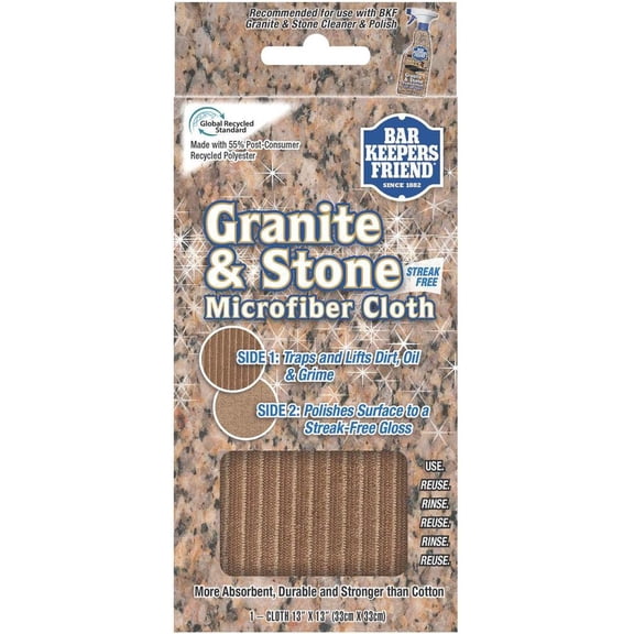 Bar Keepers Friend Granite & Stone Cloth 13 x 13 in (33 cm x 33 cm)