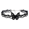thumbnail image 2 of DESIGNICE 2026 New Goth Accessories,Lace Butterfly Gothic Necklace,Polyester Black Choker Necklaces for Woman,For Women Halloween Daily Use,Style1, 2 of 7