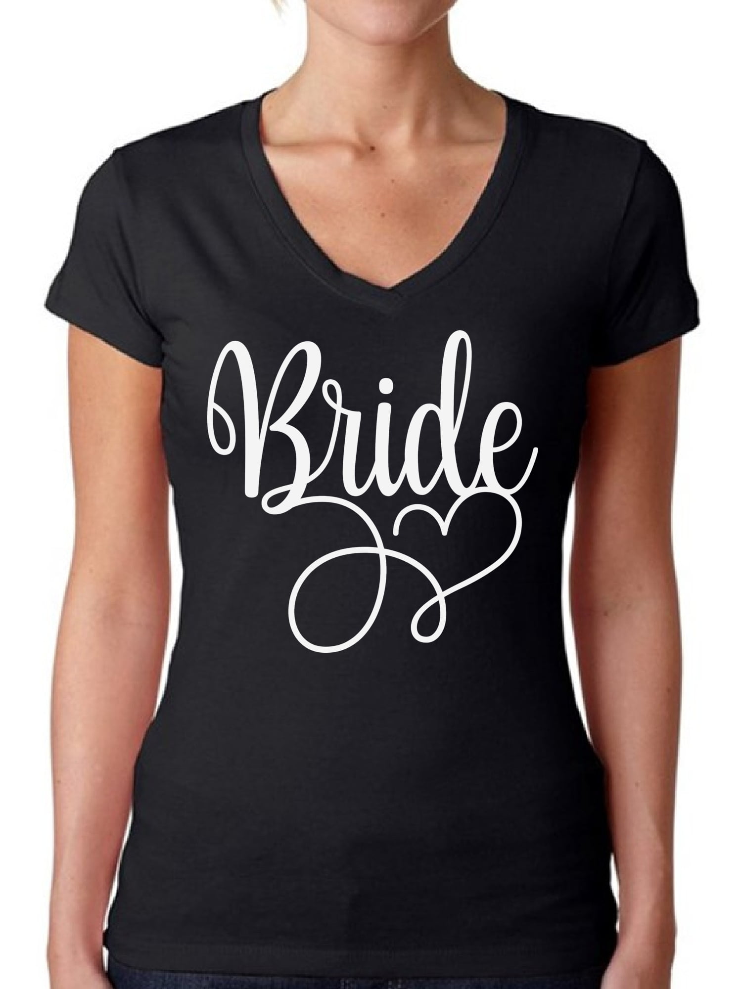 Awkward Styles Bride V-Neck Shirt Bridesmaid V-Neck Shirt for Her ...