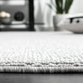 thumbnail image 4 of SAFAVIEH River Randa Solid Polyester Area Rug, Grey, 4' x 6', 4 of 8