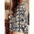 thumbnail image 3 of ORUYROP Blouses Décontractées Boho à Imprimé Floral Col en V Manches Longues Amples pour Femmes, 3 of 7