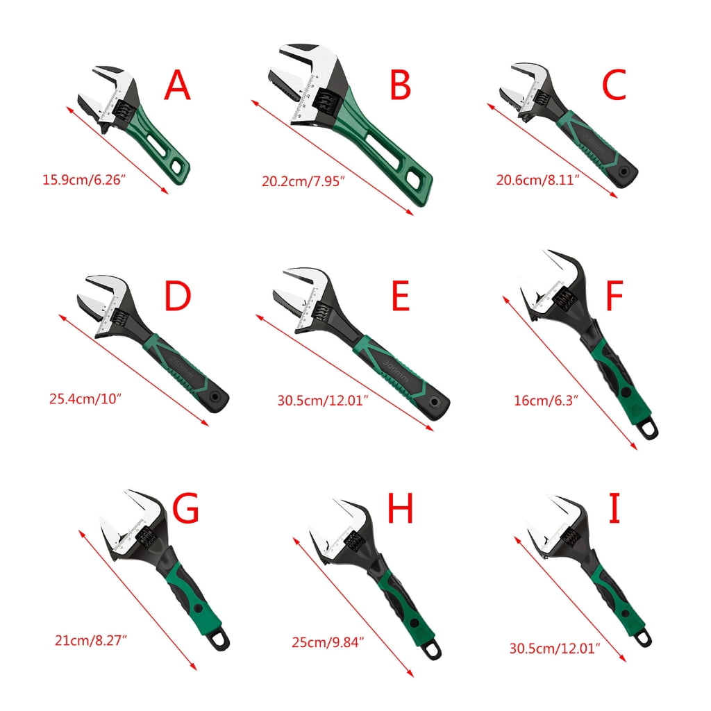 Yokua Versatile Adjustable Wrench for Home, Automotive, and Mechanical Repairs