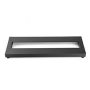 CURNRN Lightweight Small Size Aluminum Alloy Guitar Pedalboard 15×4.9 Inch with Convenient Carrying Bag