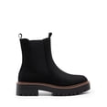 thumbnail image 2 of Botas Chelsea para mujer DREAM PAIRS en gamuza negra, talla 7, 2 of 7