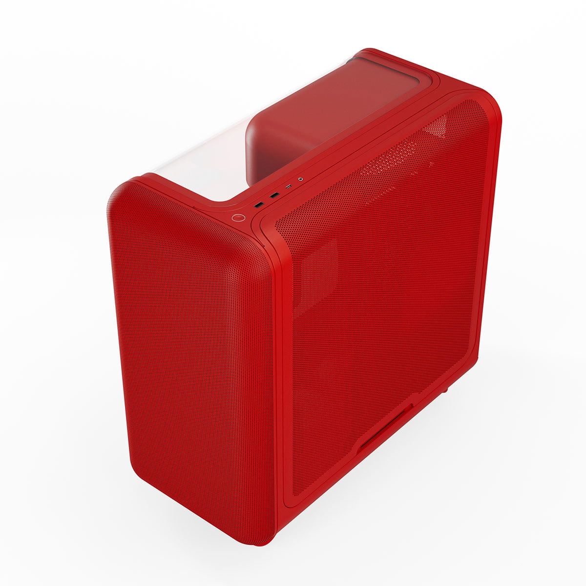 HYTE X50 Modern Performance ATX Mid-Tower PC Gaming Case - Wild Cherry (Red)
