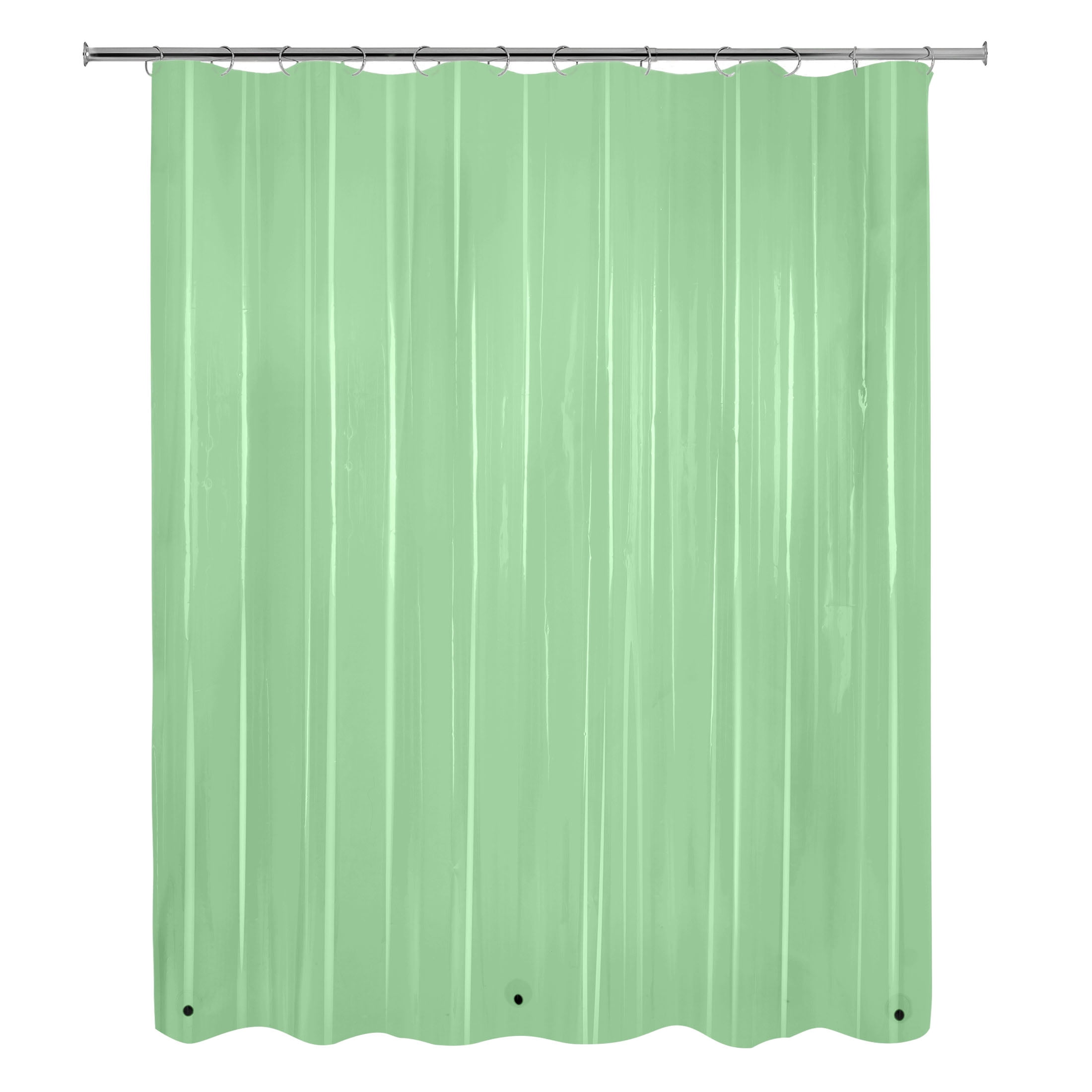 Mainstays Light Weight PEVA Shower Liner, 70" x 71" - Green