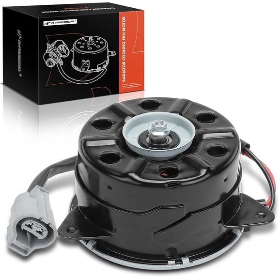 A-Premium Radiator Fan Motor Compatible with Toyota Highlander 2008-2019, Sienna 2011-2016 & Lexus RX350 2010-2015, 3.5L