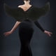 thumbnail image 2 of Alas de ángel creativas y cómodas para adultos y niñas, ideales para juegos de rol. Alas de plumas a la moda. Negro, 2 of 9