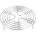 thumbnail image 1 of Rejilla Redonda para Vaporera y Rejilla para Enfriar, Soporte para Rejilla para Hervidor de Vapor de Alambre, Apto para Ollas, Utensilios de Cocina, Olla a Presión, Sartenes de Arriba, 8 Pul, 1 of 5