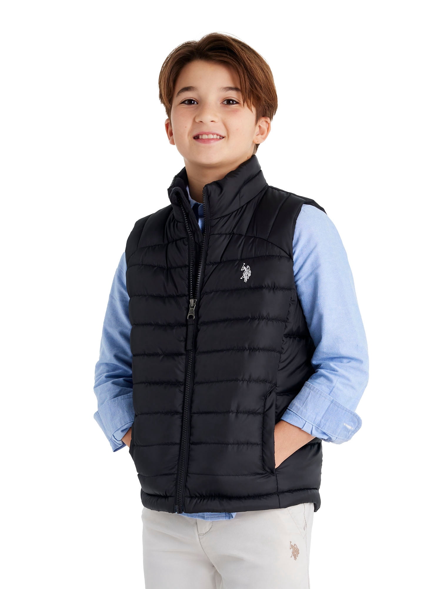 U.S. Polo Assn. Kids Puffer Vest, Sizes 4-18