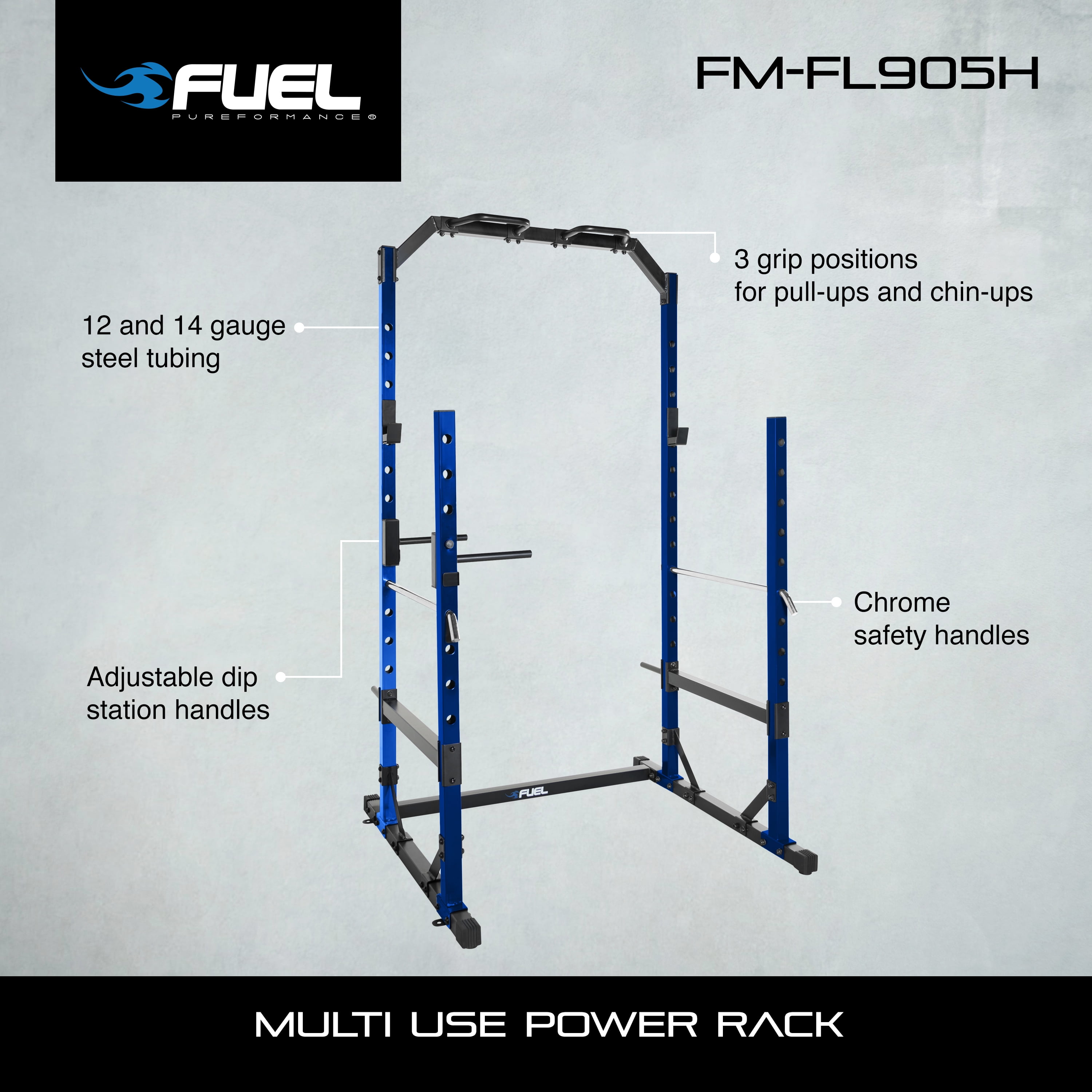Fuel Pureformance Multi Use Power Rack Half Cage