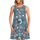 thumbnail image 1 of Fotbe Watermelons Dachshunds Vestido de Verano sin Mangas para Mujer – Vestido Midi Línea A, Estilo Camiseta Floral, Vestido Playero Casual y Fluido, 1 of 7