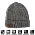 thumbnail image 4 of M216-06 Wireless Bluetooth Knitting Hat Music with Stereo Headphone Heads(Gray), 4 of 8