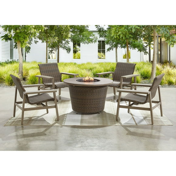 Member's Mark Hampton Fire Pit Chat Set, 5pc