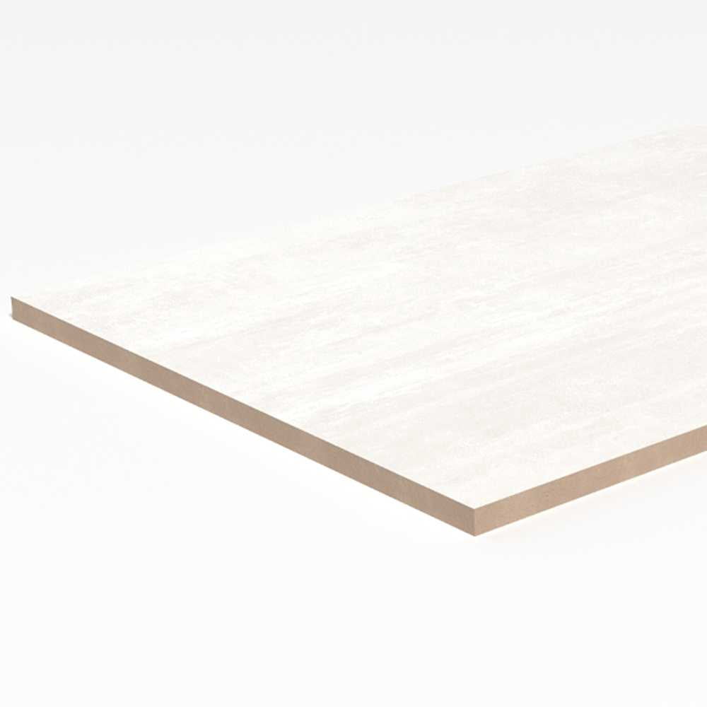The Tile Life Quell 4" x 4" White Matte Ceramic Tile Sample, 1 Piece