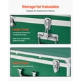 thumbnail image 6 of VEVOR Metal Storage Trunk, Set of 2, Wooden Suitcase Storage Boxes with Padlocks, Large Trunk Includes Casters and 3 Metal Handles, Decorative Store Chest with Lids for Travel, Apartment, Dorm, Green, 6 of 9