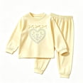 thumbnail image 2 of Angala Outfit for Toddler Girls Graphic Sleepwear Pants Set Girl Fall Season Casual Clothes, 2 of 4