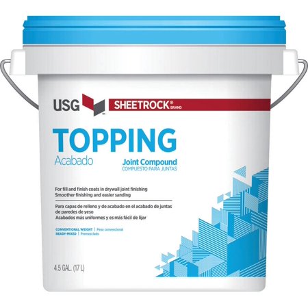 U S Gypsum 380051 Topping Joint Compound Ready Mix 4 5 Gal Pail