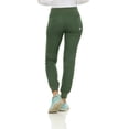 thumbnail image 2 of MediChic Jogger Scrub Pants for Women, Soft 4-Way Stretch Women's Medical Scrub Pants, 6-Pockets with Ribbed Waistband and Drawstring, For Nurses, Doctors, and Health Workers, 2 of 5