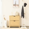 thumbnail image 2 of HOMCOM Armoire à Chaussures Étroite pour Entrée avec 2 Tiroirs Basculants Tablette Ajustable, 2 of 10