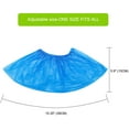 thumbnail image 4 of Yirtree Shoe Covers Disposable 200PCS Disposable Shoe Boot Covers Waterproof Non Slip Shoes Protectors Covers Durable Boot&Shoes Covers,One Size Fits All,Blue, 4 of 8