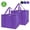 Purple-2PCS, variant on Tripumer 2 Pack Large Insulated Grocery Shopping Bags Reusable Bag Thermal Zipper Collapsible Tote Cooler Food Transport Hot and Cold for Instacart Camping Black