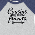 thumbnail image 4 of Inktastic Cousins Make the Best Friends with Arrow Boys or Girls Baby Bodysuit, 4 of 5