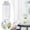 White, variant on Portable Clear Milk Carton Bottles - Durable Water Container for Outdoor Use - Ideal Food Storage Solution for Home and Travel