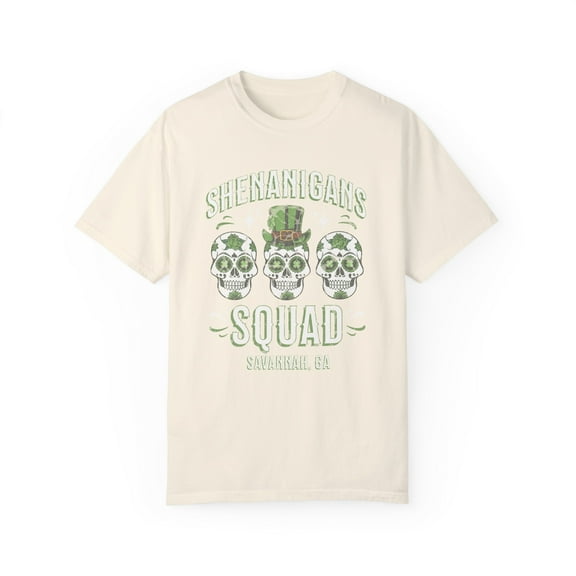 Savannah GA Shenanigans Squad St. Patrick's Day Unisex Comfort Colors Shirt