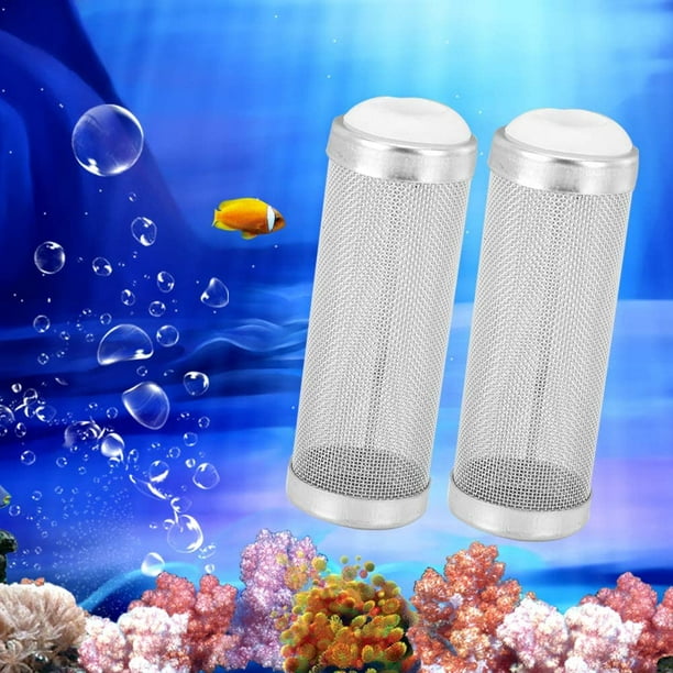 12mm/16mm Stainless Steel Aquarium Filter, Aquarium Inflow Inlet Filter,  Fish Shrimp Intake Strainer Mesh Net Filter Guard 