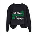 thumbnail image 4 of Tponi Womens Sweatshirts Crew Neck Top Long Sleeve Shamrock Multicolor Women S.T Patrick Day Shirt L, 4 of 4