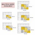thumbnail image 6 of Yellow Abstract Outdoor Rug 6x9 Ft, Non Slip Washable Area Rug, Grey Geometric Oil Painting Vintage Gradient Patio Rugs Carpet Runner, Large Floor Mat for Indoor/Outdoor Deck Porch Camping, 6 of 8