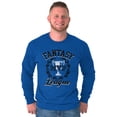 thumbnail image 4 of Fantasy MVP League Sports Fanatic Men's Long Sleeve Tee T Shirt Brisco Brands S, 4 of 6