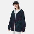 thumbnail image 3 of Kdxio Boho Print Women Men Sun Protection UPF 50+ Jackets Zip Up Long Sleeve Hoodie Hiking Lightweight with Pockets, 3 of 7