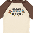 thumbnail image 4 of Inktastic Nanas Little Cowboy with Cowboy Hat and Boots Boys Long Sleeve Baby Bodysuit, 4 of 5