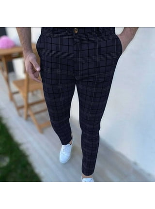 Skinny Plaid Chinos