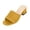 Yellow, variant on Miluxas Open Toe Low Heeled Slides Sandals Elastic Band Wide Thick Heel Sandals Yellow 9.5(43)