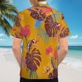 thumbnail image 6 of High Quality Hawaiian Shirts for Men Short Sleeve Aloha Beach Shirt Floral Summer Casual Button Down Shirts Blouses I2TTW7, 6 of 7
