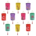thumbnail image 1 of 10 faroles de papel coloridos para colgar en fiestas, chinos, japoneses, decoración de festivales, 1 of 8
