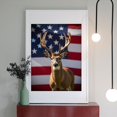 thumbnail image 2 of Diamond Art Kit for Adults, Deer Stars Stripes Nature Portrait Diamond Painting for Adults Beginners, 5D DIY Diamond Art Painting Kits, Colorful Diamond Painting Craft for Home Decor 12x16, 2 of 7