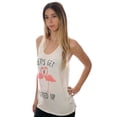 thumbnail image 2 of Shop Delfina Let's Get Flocked Up Funny Drink Sayings Graphic Print Tank Top M, 2 of 5