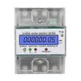 thumbnail image 1 of 1-Phase Energy Meter for 3-Phase 4-Wire System 220/380V 5-80A Power Consumption kWh Meter DIN-Rail Mounting, 1 of 4