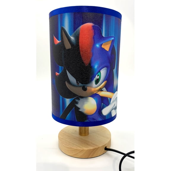 Super Sonic Table Lamp Night Light Wood Base Room Decoration or Great Gift Ideas