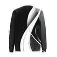 thumbnail image 3 of Blusa y camisa de manga larga con cuello vuelto para hombre, jersey de solapa de manga corta, top deportivo de manga corta con solapa, blusa de poliéster para hombre, 3 of 4