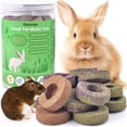 thumbnail image 1 of Tortas de heno Timothy para animales pequeños, 16 unidades, de Chew Toys Bissap Rabbit, 1 of 6