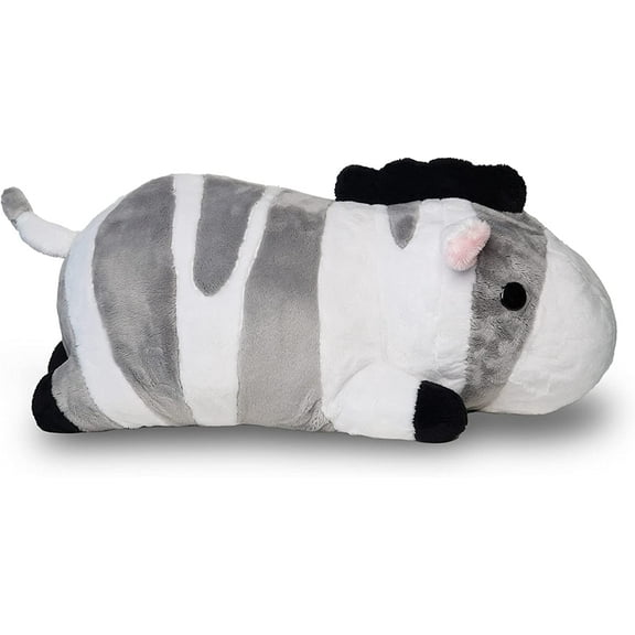 Avocatt Fuzzy Zebra Stuffed Plush - 16 Inches Stuffed Animal Plush - Plushy and Squishy Zebra with Soft Fabric and Stuffing