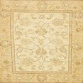 thumbnail image 1 of Ahgly Company Indoor Square Abstract Sun Yellow Oriental Area Rugs, 4' Square, 1 of 6